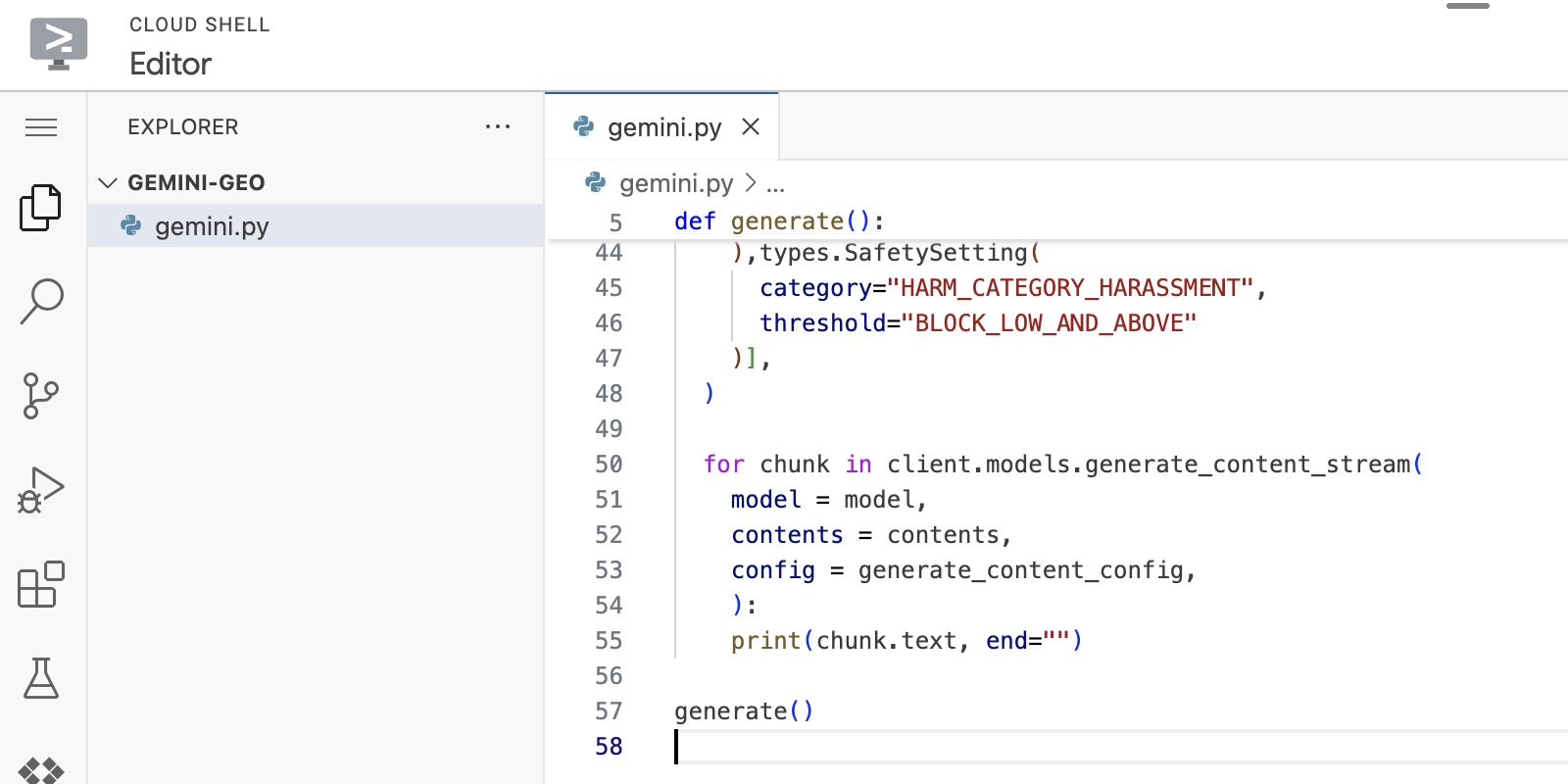 Paste copied code
